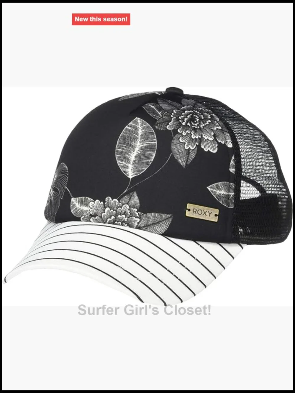 Roxy Women's Water Come Down Trucker Hat